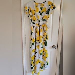Lemon print dress